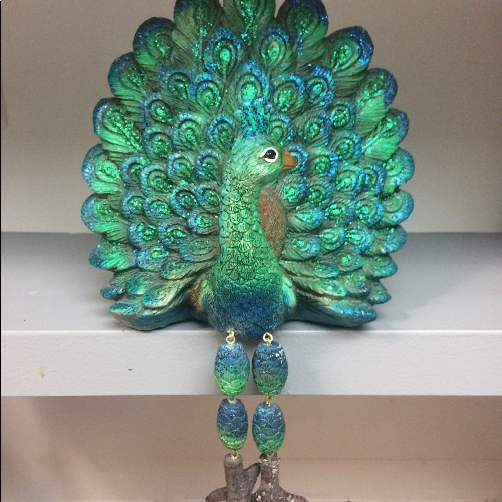 Vintage Peacock Shelf Sitter